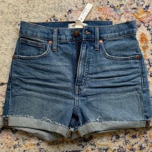 Madewell jean shorts